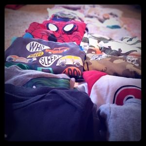 12 to 18 month old boy jammies lot